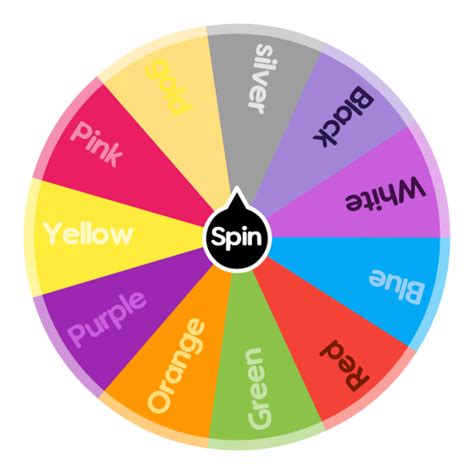 spin the wheel colors